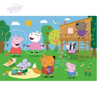 Puzzle Trefl Świnka Peppa 24 el. 24 Maxi Zabawy na polanie 14342