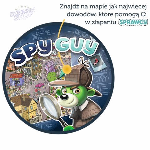 GRA PLANSZOWA RODZINNA TOWARZYSKA SPY GUY RODZINA TREFLIKÓW 02298 TREFL