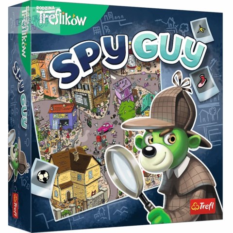 GRA PLANSZOWA RODZINNA TOWARZYSKA SPY GUY RODZINA TREFLIKÓW 02298 TREFL