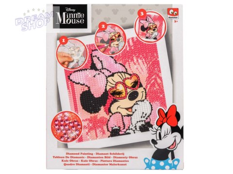 Disney Wyklejanka diamentowa Myszka Minnie Malowanie diamentami ZA5132