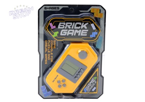 Gra Konsola Elektroniczna Tetris Brick Game Szaro - Żółta