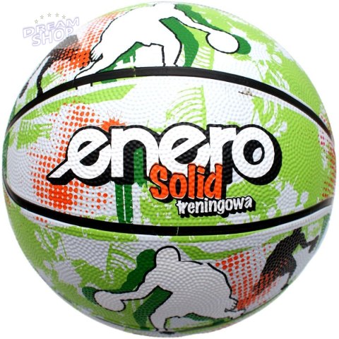 PIŁKA DO KOSZYKÓWKI ENERO SOLID R.7 ZIELONO-BIAŁA PIŁKA DO KOSZYKÓWKI ENERO SOLID R.7 ZIELONO-BIAŁA