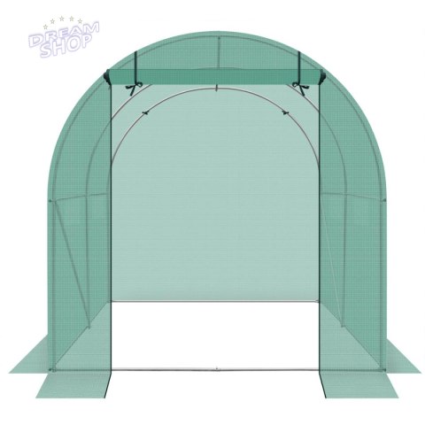 SZKLARNIA TUNEL OGRODOWY 200x200x200CM ZIELONY