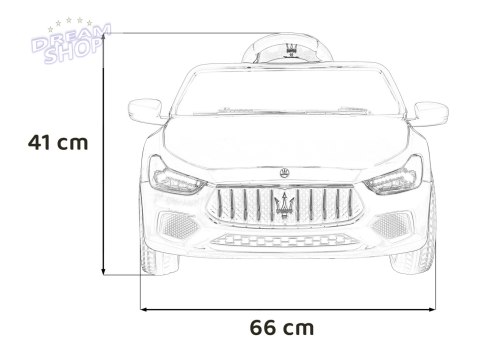 Pojazd Maserati Ghibli Czerwony