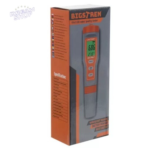 Tester jakości wody 4w1 LED Bigstren 23534