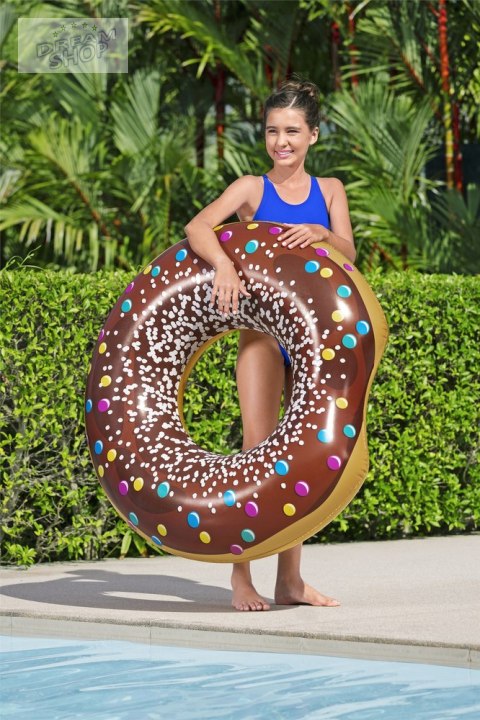 Koło do Pływania Donut Pączek Brązowy 36118 Koło do Pływania Donut Pączek Brązowy 36118