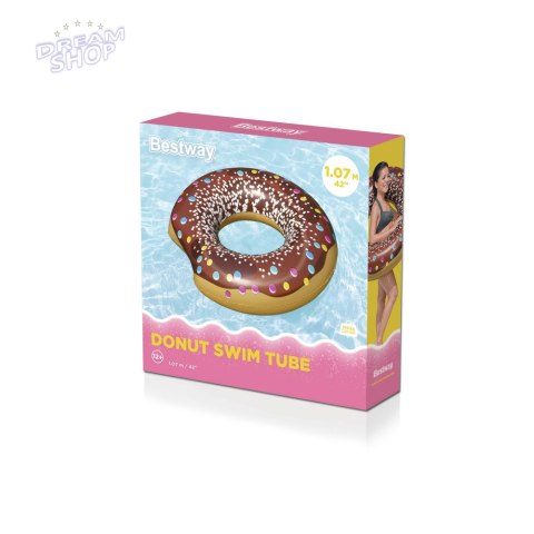 Koło do Pływania Donut Pączek Brązowy 36118 Koło do Pływania Donut Pączek Brązowy 36118