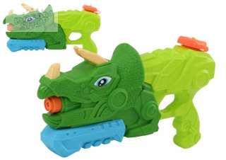 Pistolet Na Wodę Dinozaur Zielony Triceratops 1000 ml Zasięg 7m