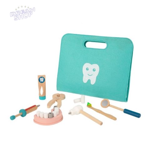 TOOKY TOY Zestaw Małego Dentysty Walizka Lekarza 19 el.