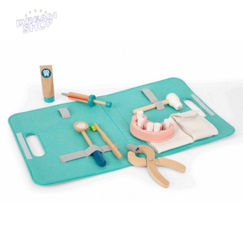 TOOKY TOY Zestaw Małego Dentysty Walizka Lekarza 19 el.
