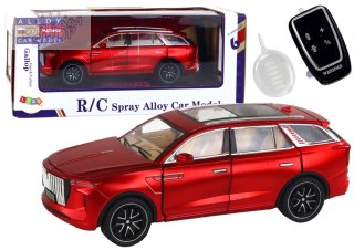 Auto RC 1:24 Samochód Pojazd E-9 Aluminiowy Zdalnie Sterowane Czerwone