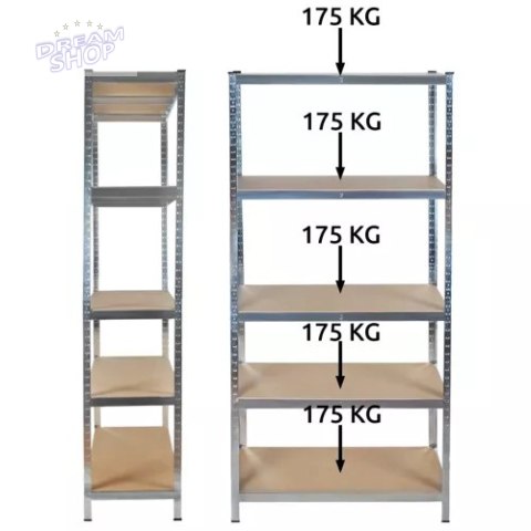 Regał magazynowy 220x100x45 Malatec 23766