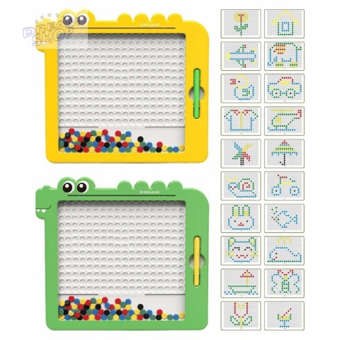 WOOPIE Tablica Magnetyczna dla Dzieci Montessori MagPad Dinozaur