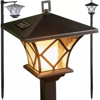 Lampa ogrodowa solarna- latarnia Gardlov 23548