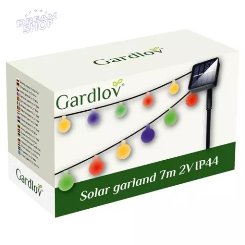 Girlanda solarna 7m 2V IP44 Gardlov 23865