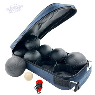 KULE DO GRY 8 SZT.BOULE PETANQUE CZARNE POKROWIEC ENERO PRO