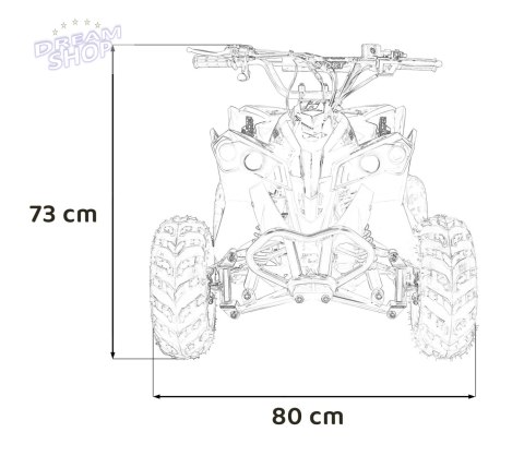 Pojazd Quad Spalinowy RENEGADE HighPer 110CC Czerwony