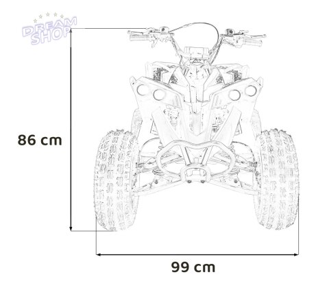 Pojazd Quad Spalinowy RENEGADE HighPer 125CC Czerwony