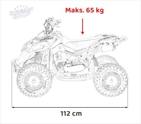 Pojazd Quad Spalinowy RENEGADE HighPer 49CC Czerwony