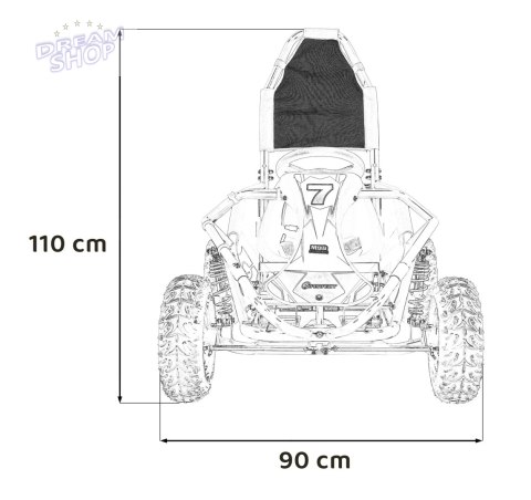 Pojazd MUD MONSTER Czarny