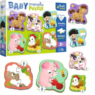 Puzzle Baby Progressive 6w1 Farma 2+ Trefl 44000