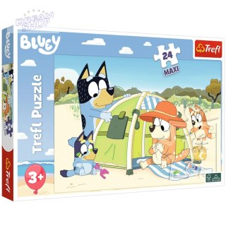 Puzzle Trefl 24 el. maxi Wspaniały dzień Bluey 14357