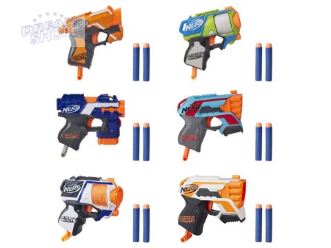 Duży Zestaw Pistolet Nerf Strike 6 szt. pistolet + naboje piankowe ZA5181