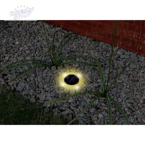 LAMPA SOLARNA DYSKOWA 28 LED DO WBICIA W GRUNT