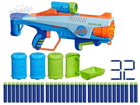 Nerf blaster Elite JR Rookie Pack wyrzutnia 32 naboje tarcze ZA5180