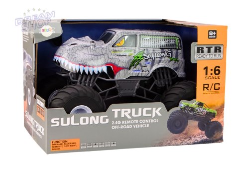 Duże Auto Terenowe Zdalnie Sterowane 2.4G RC 1:6 Dinozaur