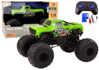 Duże Auto Terenowe Zdalnie Sterowane 2.4G RC 1:6 Zielony