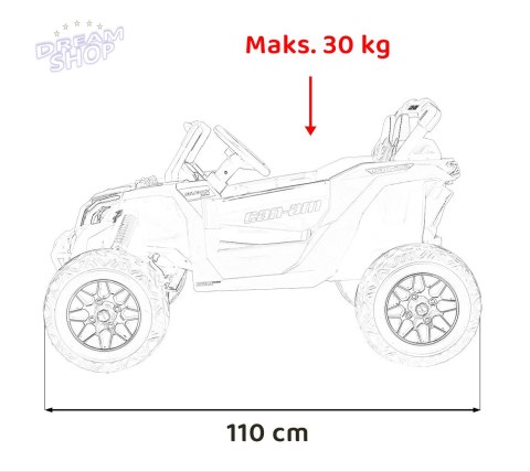 Pojazd ATV CAN-AM Maverick Czerwony