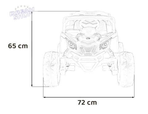 Pojazd ATV CAN-AM Maverick Czerwony