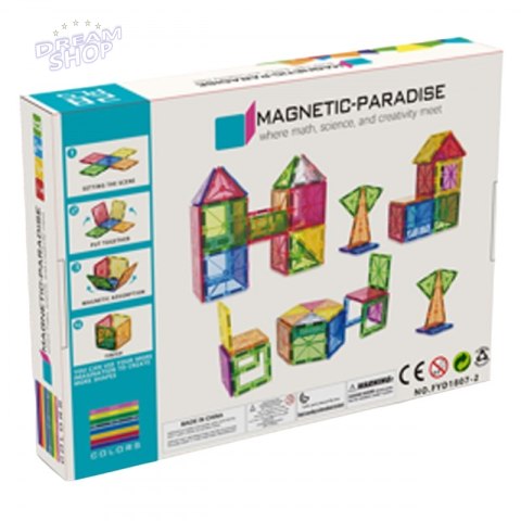 WOOPIE Magnetyczne Klocki Konstrukcyjne Montessori 3D