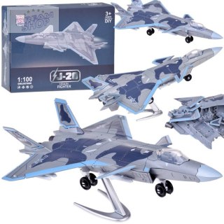 Zestaw klocków samolot bojowy J-20 model 1:100 ZA5026