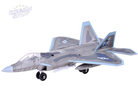 Zestaw klocków samolot odrzutowiec model F-22 1:100 ZA5027