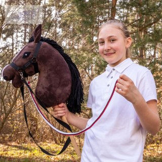 Lonża dla Hobby Horse - uwiąz i marchewka w zestawie - Skippi - na prezent