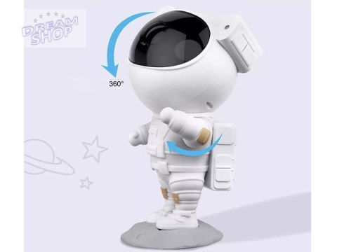 Projektor GWIAZD Lampka nocna Astronauta zdalnie sterowana na pilot ZA5074