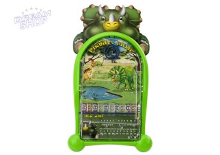 Gra Zręcznościowa Pinball Dinozaury Stojak Zielony