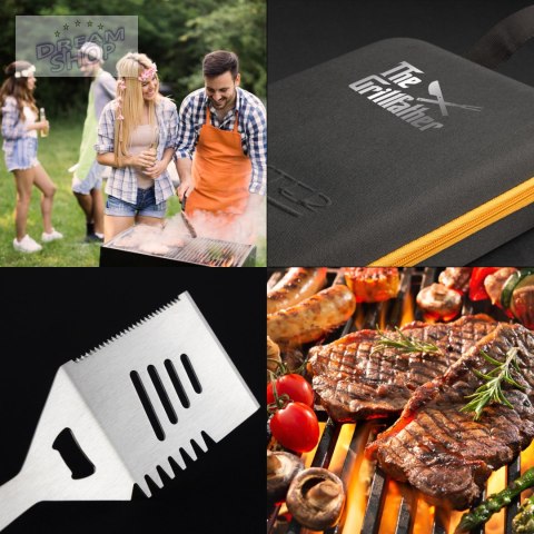 Grillfather BBQ Legend Set - maty i akcesoria grillowe - prezent dla Taty