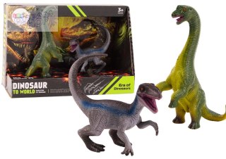 Zestaw Figurek Dinozaurów Brachinozaur Velociraptor 2El