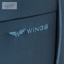 TRN01, Zestaw 3 walizek (L,M,S) Wings, Grey +gratis torba podręczna