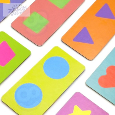 WOOPIE Gra Edukacyjna Transport Zwierzęta Puzzle Domino Montessori