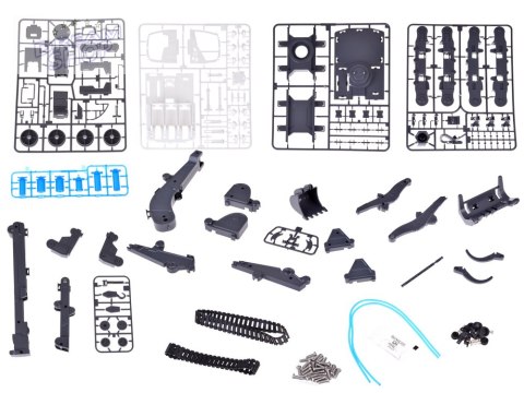 Zestaw 3w1 zbuduj Maszyny Budowlane Koparka Dźwig Ładowarka 168el ZA5013