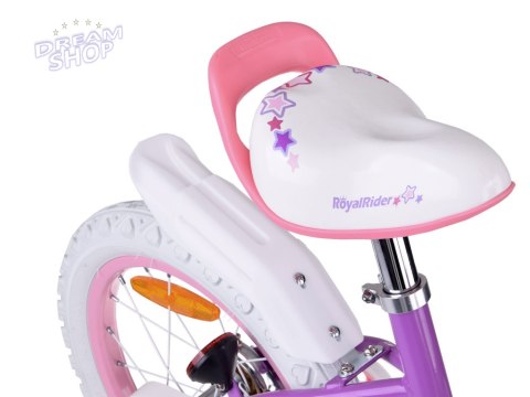 RoyalBaby Rower dziecięcy STAR GIRL 14" koszyk kółka boczne pchacz RB14G-1