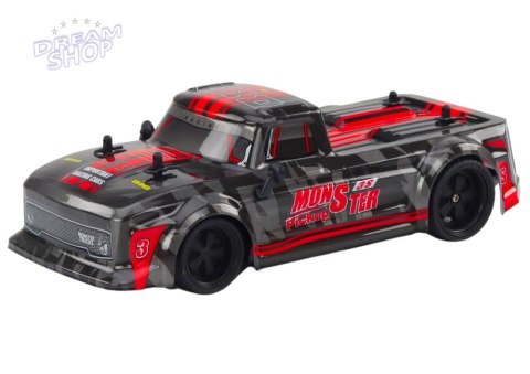 Zdalnie Sterowane Auto Pick-Up RC 1:18 Gumowe Opony Czerwony