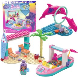 Klocki 121-elementów MEGA Barbie Color Reveal Przygoda z delfinami za5425