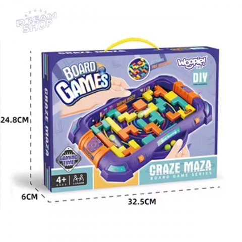 WOOPIE Gra Zręcznościowa Flipper "CRAZE MAZE"