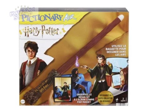 Mattel Gra kalambury Pictionary Air Harry Potter różdżka aplikacja GR0703