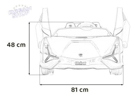 Pojazd Lamborghini SIAN Biały